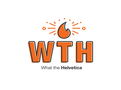 WTH - Team Logo branding helvetica team typography uiux
