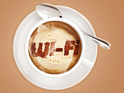 wifi-free promo coffee cup free illustration techdesign wi fi wifi