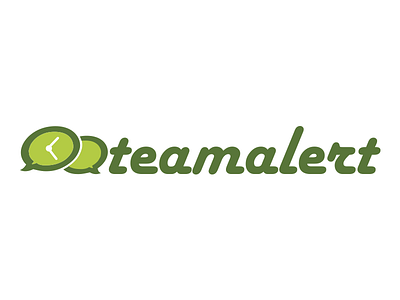 Teamalert alert green. logo team