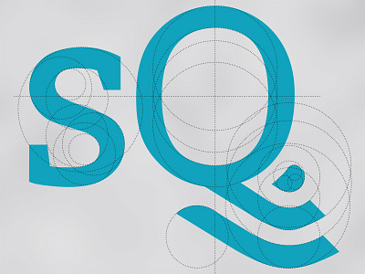 sQ logotype construction circle construction design logo logotype sq