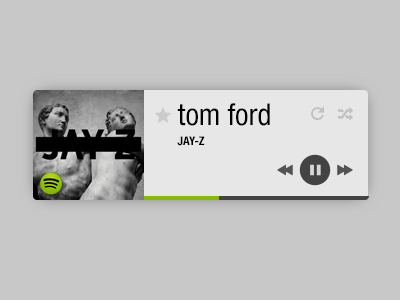 Mini Player design desktop music music player player product spotify ui web widget