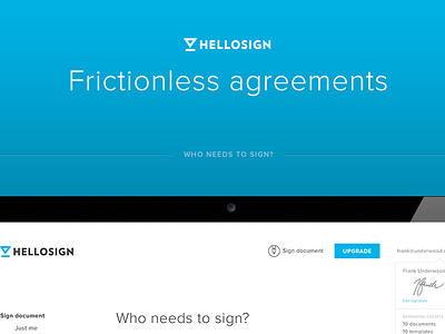 HelloSign Product Redesign button icons interface layout menu redesign typography ui user interface ux web web app