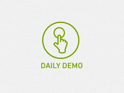 Daily Demo daily demo finger green icon logo zendesk