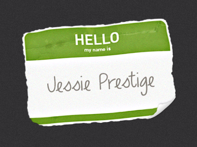 Name Tag green hello name tag sticker zendesk