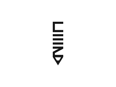 Cez Logomark graphic design logo pencil personal mark