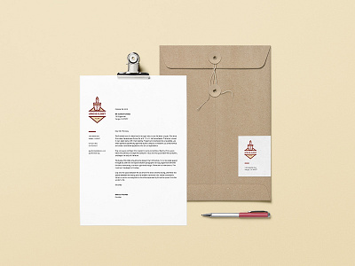 Apache Closet Letterhead and Envelope