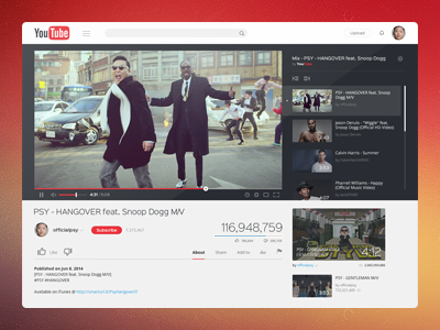 YouTube Concept hangover movie psy sharing video youtube