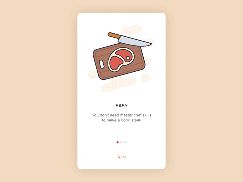 Onboarding Steak App