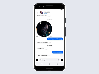 Telegram Messenger for Android – Attachments android animation app attachment camera design file interface material messenger mobile photo principle telegram ui ux video
