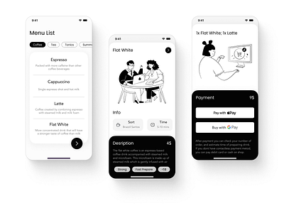 Coffee Shop Mobile App Design