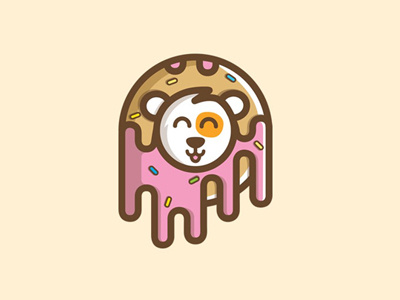 Mami's sweet store cute dog logo logotype store sweet