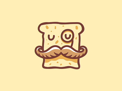 Monsieur crouton bread crouton logo mister monsieur mr