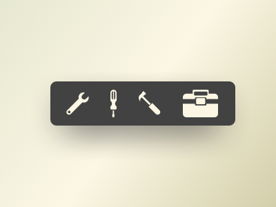 Toolset - Icons design hammer icons screwdriver toolbox tools ui wrench