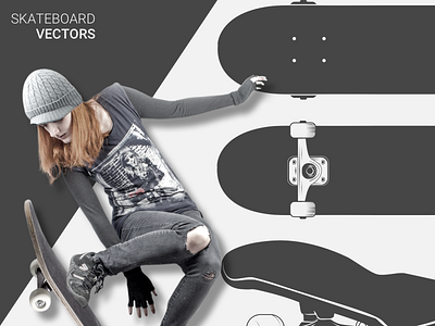 Skateboard Vectors design graphics illustration skate skate board skateboard vector vectors wheels