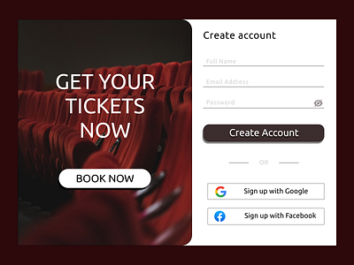 Sign Up Page, Cinema