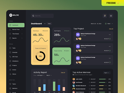 Employee Management Dashboard Design