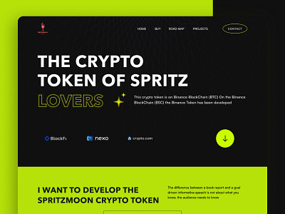 Cryptocurrency Landing Page Redesign