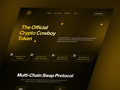 Cryptocurrency Landing Page blockchain clean crypto crypto exchange crypto landing page crypto token cryptocurrency dark defi design hero landing page metaverse minimal mint nft landing page page redesign stake ui