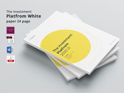 Investment White Paper annual report brochure case studay company profile magazine marketing plan white paper white paper template word file