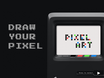 Pixel Art in Macintosh — Figma Game macintosh pixel art ui ui game vector