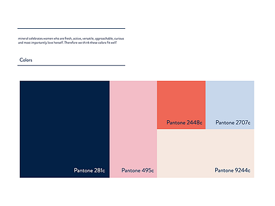 mineral branding + concept design art direction branding color creative design layout minimal pantone print typography