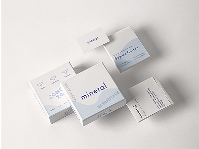 mineral branding + concept design art direction box design branding color creative design layout minimal package design packaging print typography