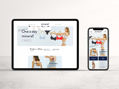 mineral branding + concept design app application art direction branding creative design layout minimal typography webdesign website