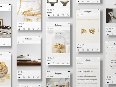 Urart Jewelery Web & Mobile Design art direction branding color creative design instagram instagram post layout minimal photography typography