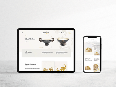 Urart Jewelery Web & Mobile Design