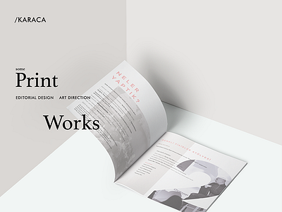 Karaca / print work