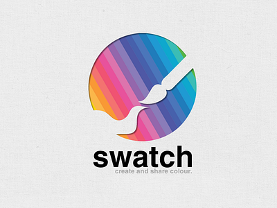 Swatch Logo colour icon logo rainbow watch