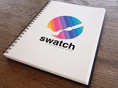 Swatch Sketchbook logo notepad sketch swatch