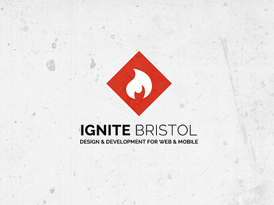 Ignite Bristol Logo branding flame ignite logo