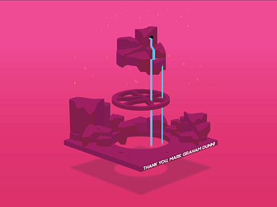 First Dribbble Shot debut dribbble illustration isometric