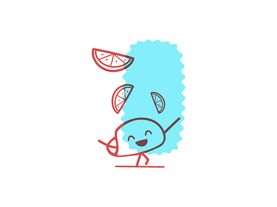 Tako Vibes Only blue character design graphic design illustration illustrator lime mexican red taco vector