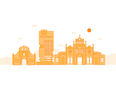 Do you know the way to San José? app clean design flat illustration minimal mobile san jose ui vector web