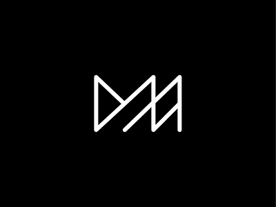 ma corner letter a letter m letters line logo logotype ma mark monogram triangle