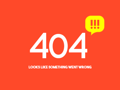 404 Page dailyui firstpost