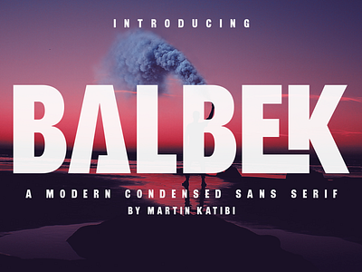 Balbek – Typeface bold branding condensed creative design font free free font logo typeface typography