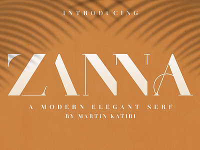 Zanna – Ligature Typeface