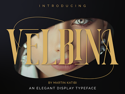 Velbina – Typeface creative design elegant font free ligatures logo luxury serif stylish type typeface typography