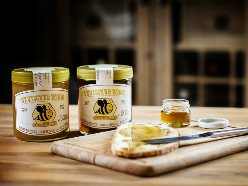 Product Label for German Honey by Daniel Vierich on Dribbble