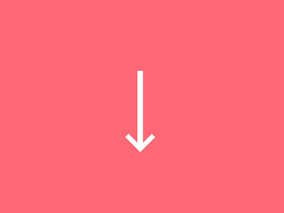 Animated scroll indicator app clean flat icon icons illustration minimal simple ui vector