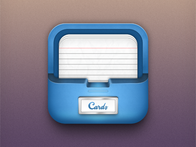 Notecards app icon app application cards icon icons ios iphone mobile note