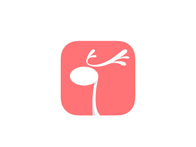 Deer App Icon. app icon logo