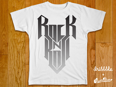 Rocknroll n rock roll vector