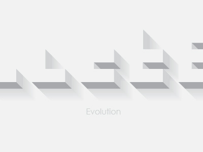 Evolution evolution typo vector