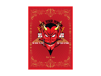 The Devil to pay Playing cards devil lets deal lets deal playingcards poison