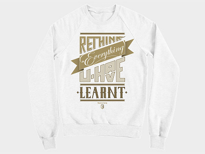 Rethink Sweatshirt art artist merch shop sweatshirt vector