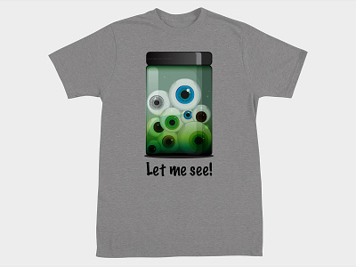 Let Me See artist shop playoff cartoon eyeballs rebound t shirt threadless yar